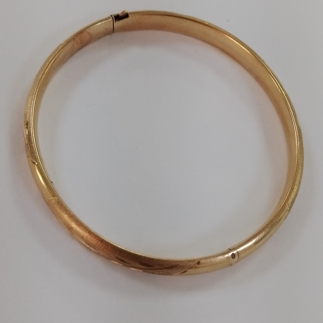 PULSERA RIGIDA ORO 10 K 7.2 GRMS (SEMINUEVO)