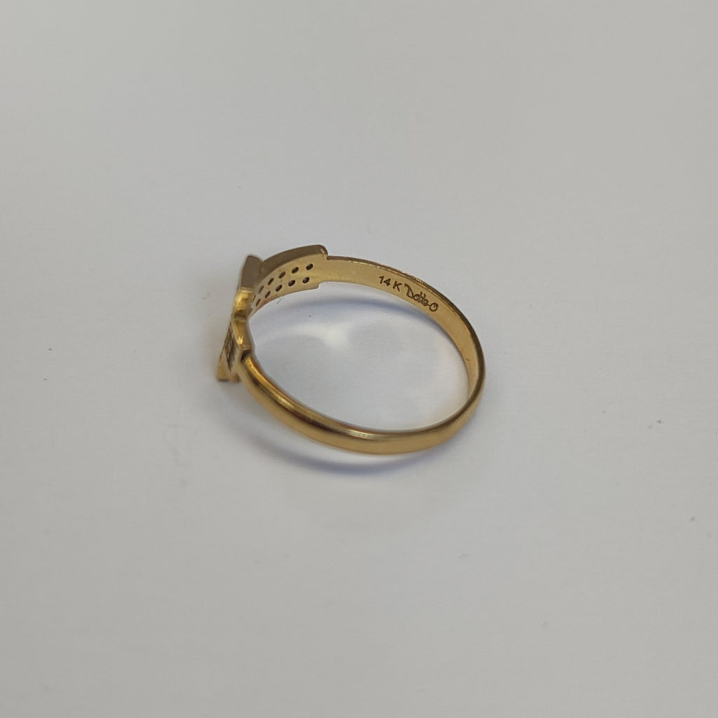 ANILLO ORO 14 K 2,10 GRMS (SEMINUEVO)