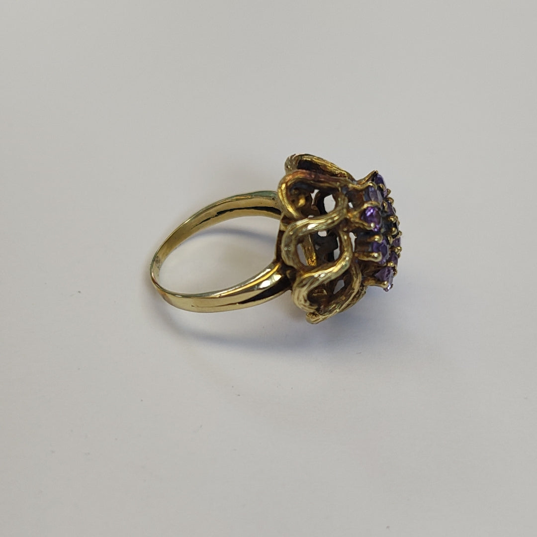 ANILLO ORO 14 K 8,90 GRMS (SEMINUEVO)