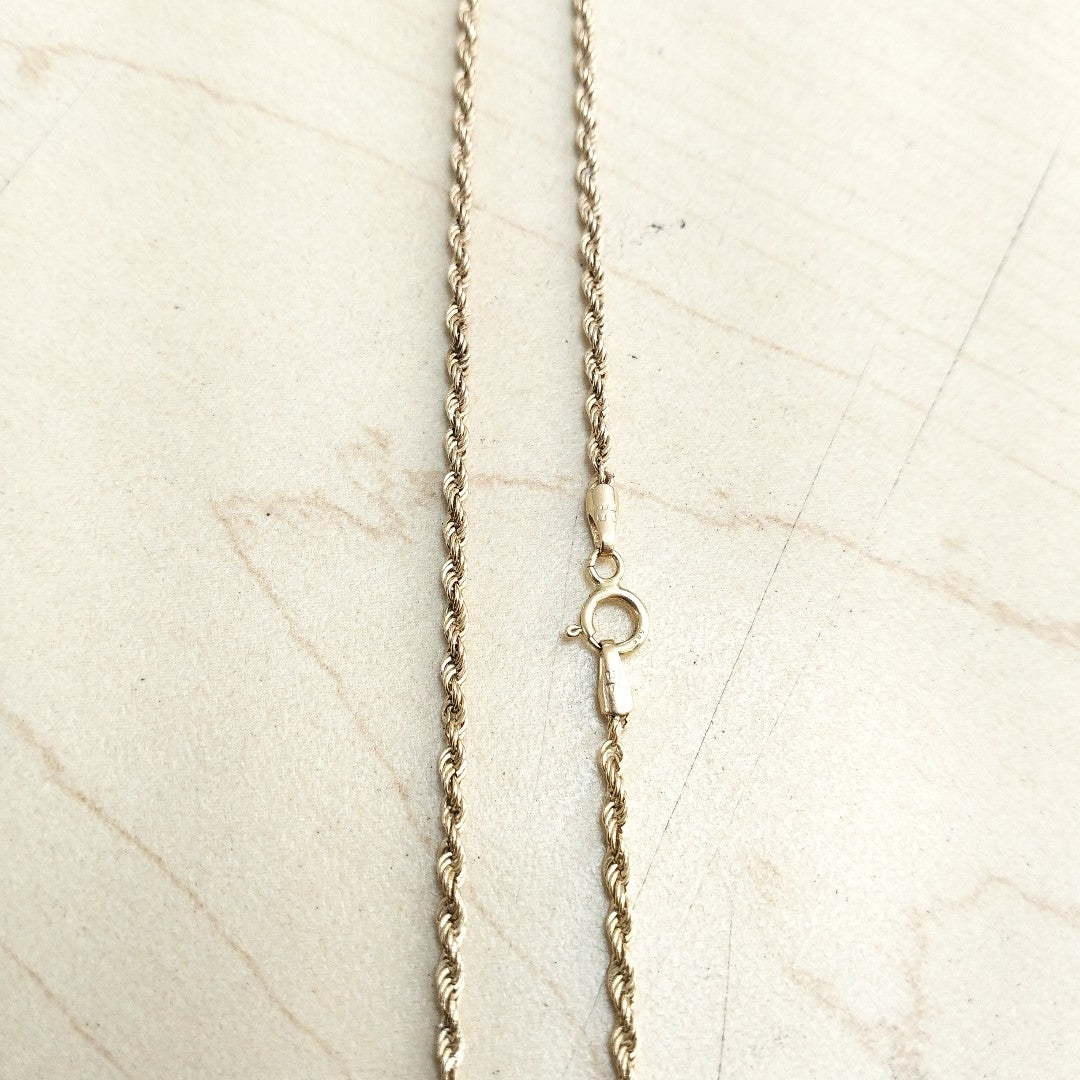 CADENA ORO 14 K 2,60 GRMS (SEMINUEVO)