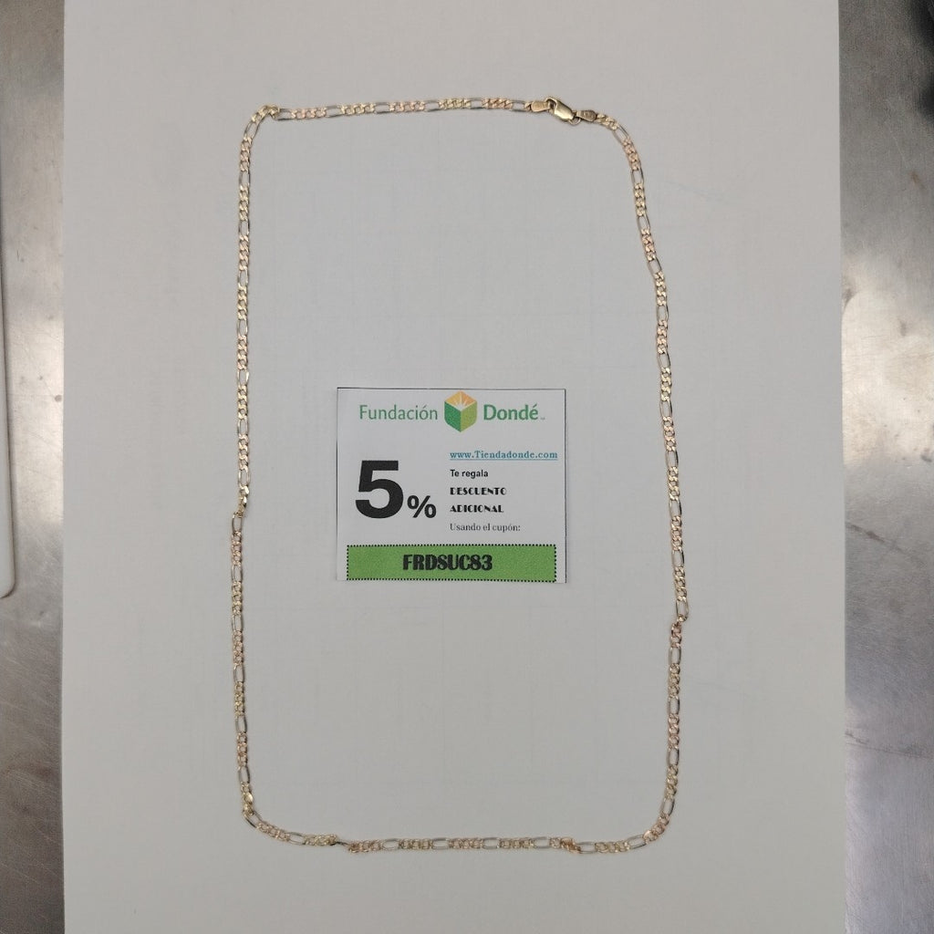 CADENA ORO, RODIADO 14 K 9.8 GRMS (SEMINUEVO)