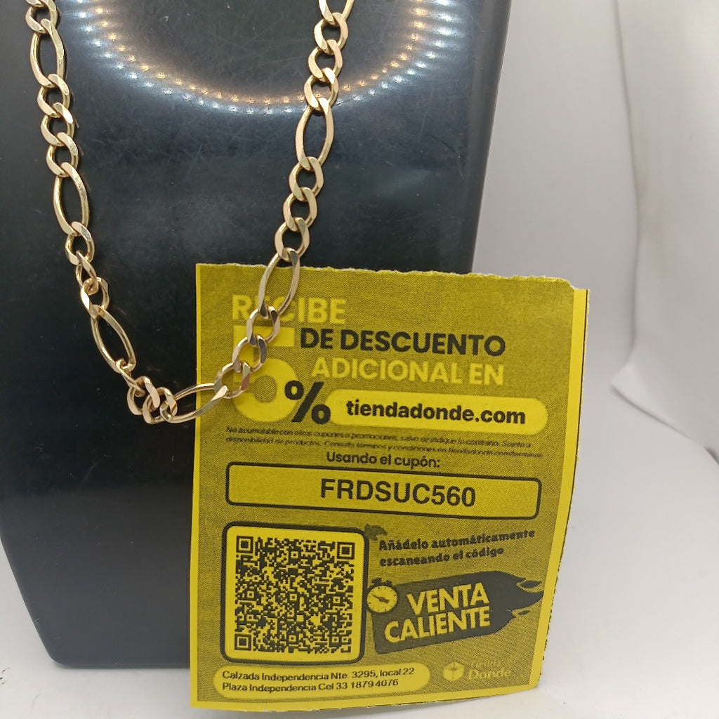 CADENA ORO 10 K 18.7 GRMS (SEMINUEVO)