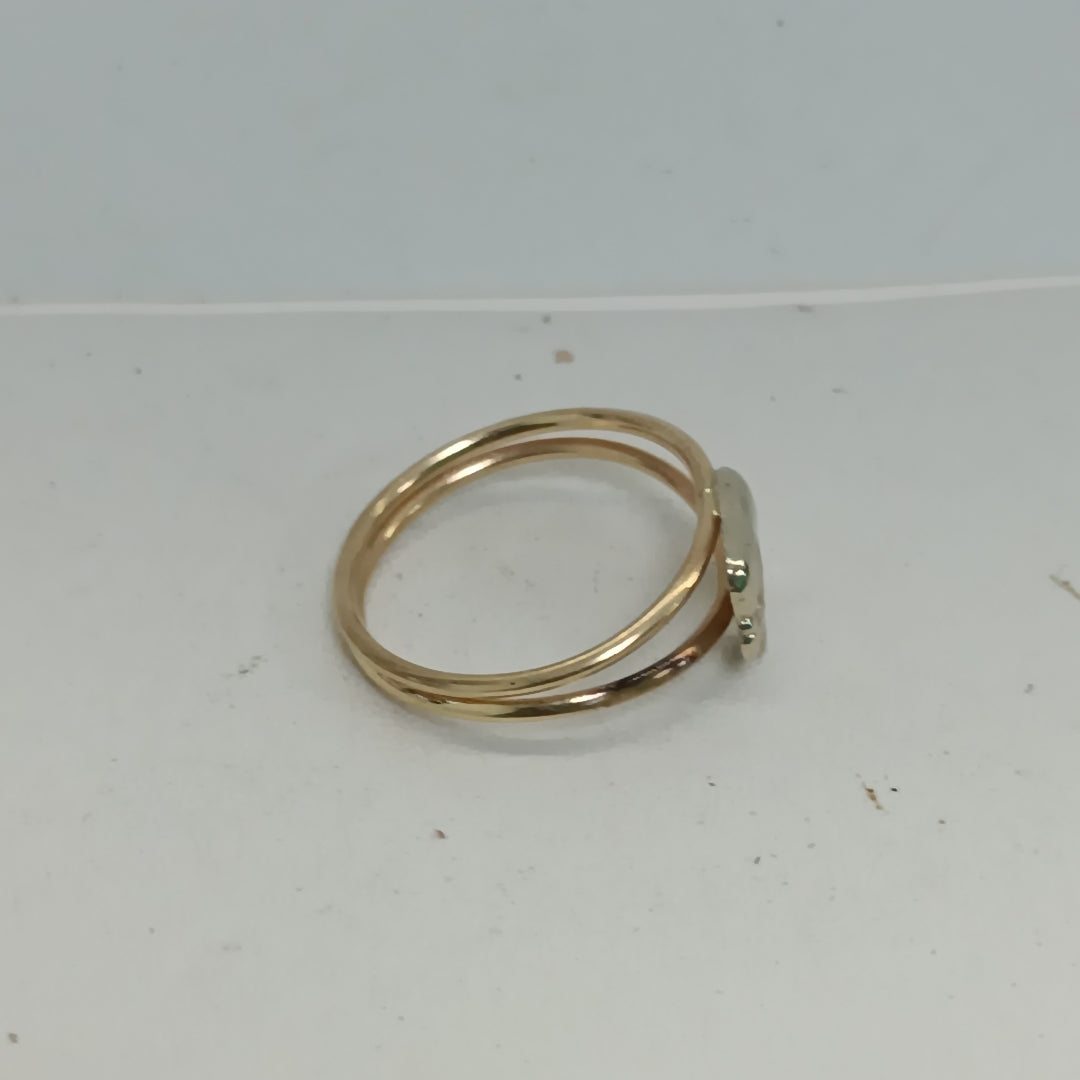 ANILLITO ORO 14 K 1.3 GRMS (SEMINUEVO)