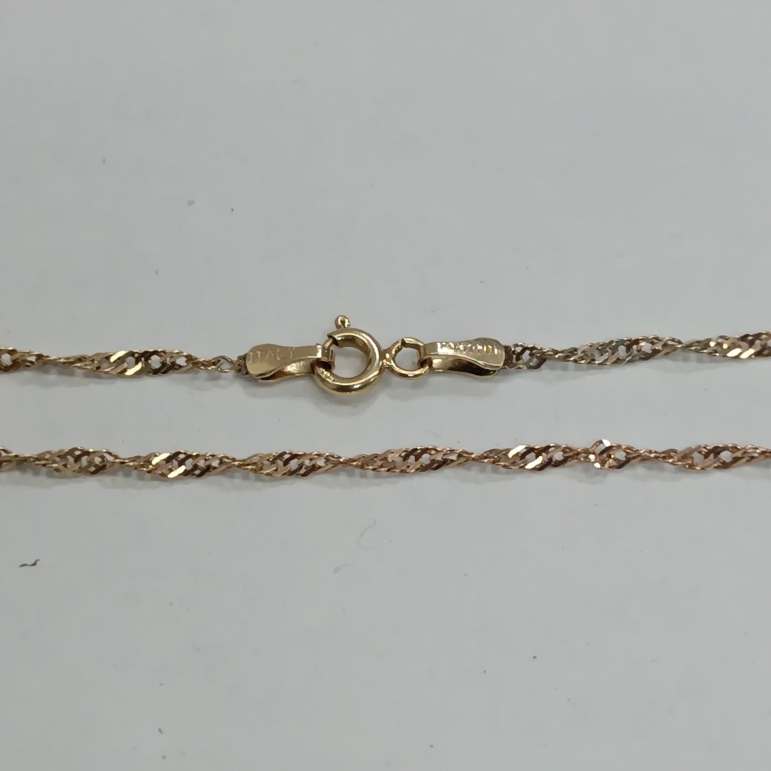 CADENA ORO 14 K 2.1 GRMS (SEMINUEVO)