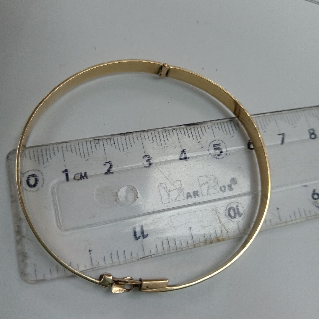 PULSERA RIGIDA ORO 10 K 9,80 GRMS (SEMINUEVO)