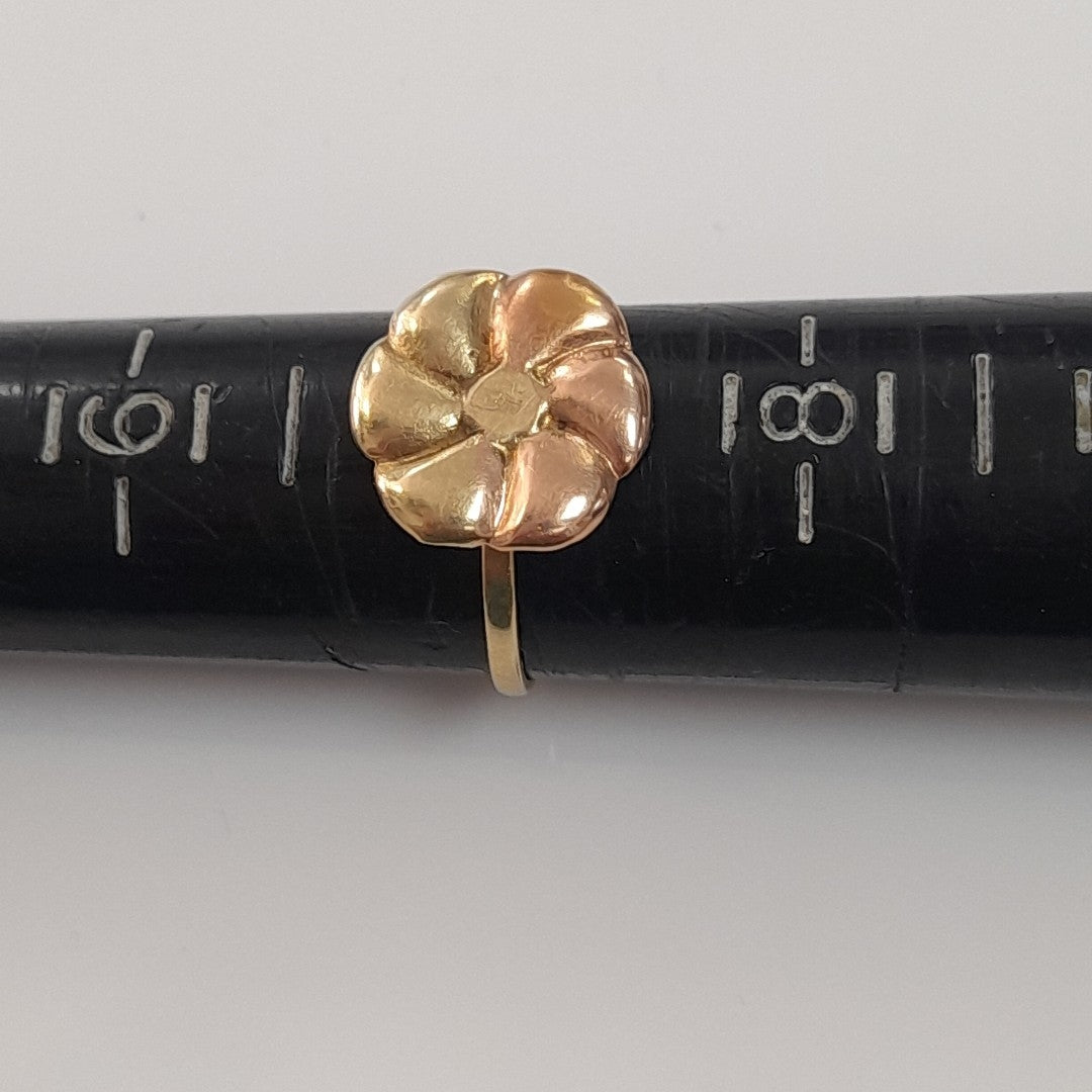 ANILLITO ORO COMBINADO 14 K 1,30 GRMS (SEMINUEVO)