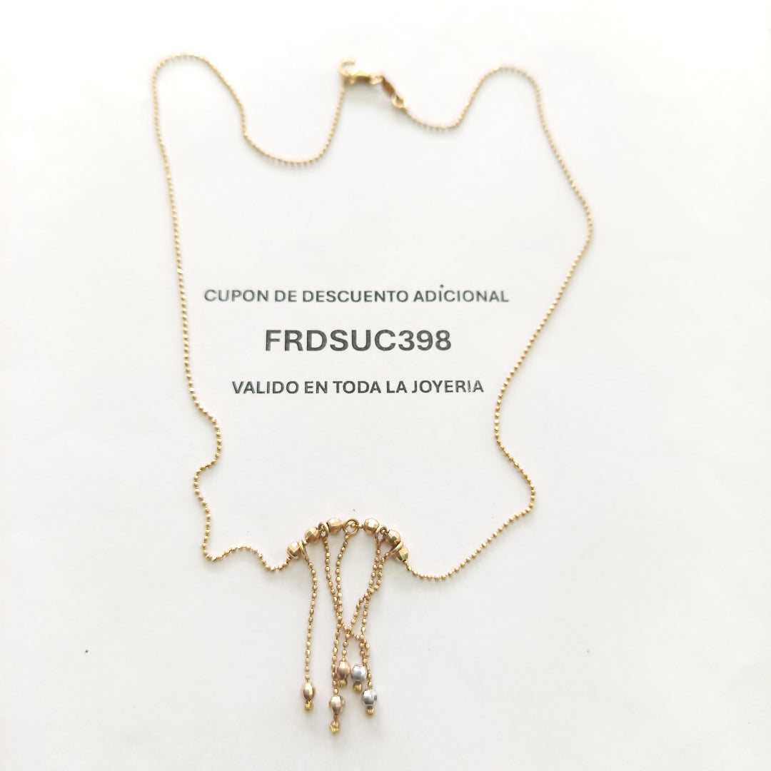 CADENA ORO 14 K 3.5 GRMS (SEMINUEVO)