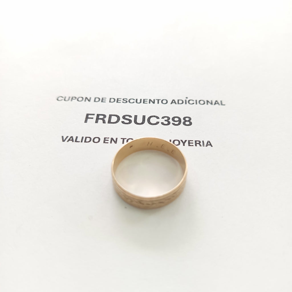 ARGOLLA ORO 8 K 2.9 GRMS (SEMINUEVO)