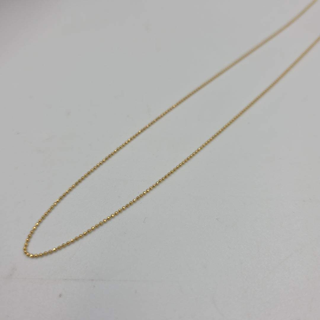 CADENA ORO 18 K 1.9 GRMS (SEMINUEVO)