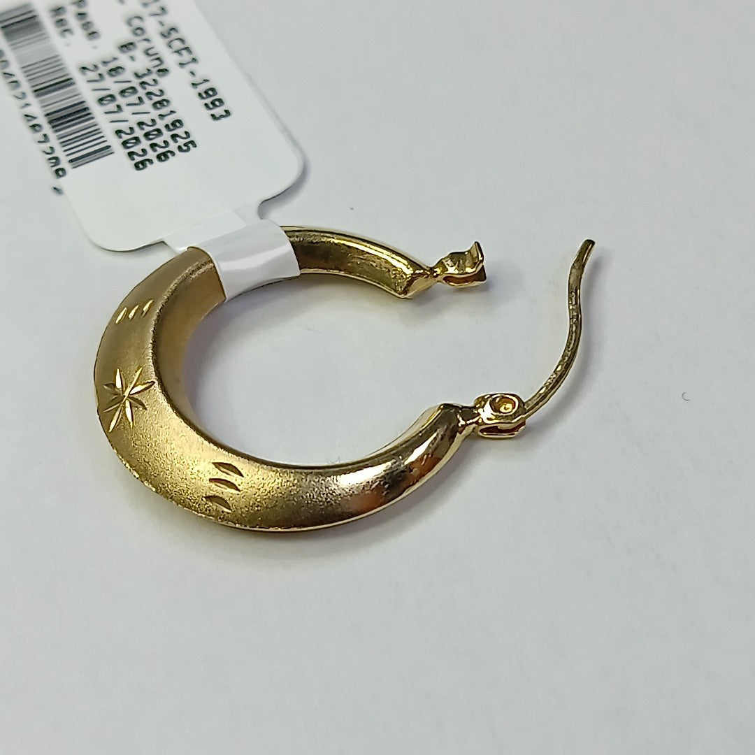 ARETES PAR ORO 14 K 2,70 GRMS (SEMINUEVO)
