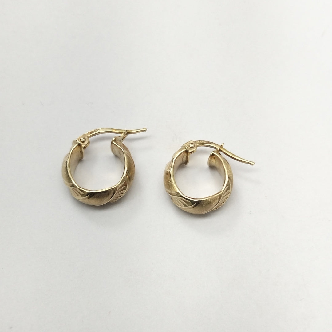ARRACADAS PAR ORO 14 K 1,80 GRMS (SEMINUEVO)