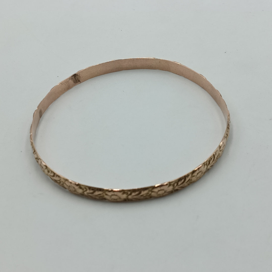 PULSERA RIGIDA ORO 10 K 8.5 GRMS (SEMINUEVO)