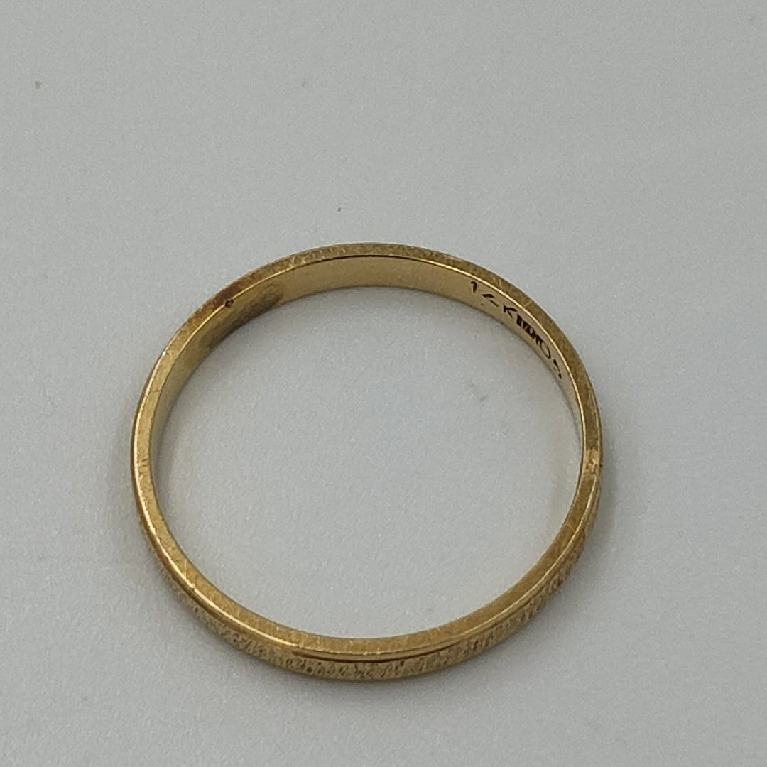 ARGOLLA ORO 14 K 2.3 GRMS (SEMINUEVO)