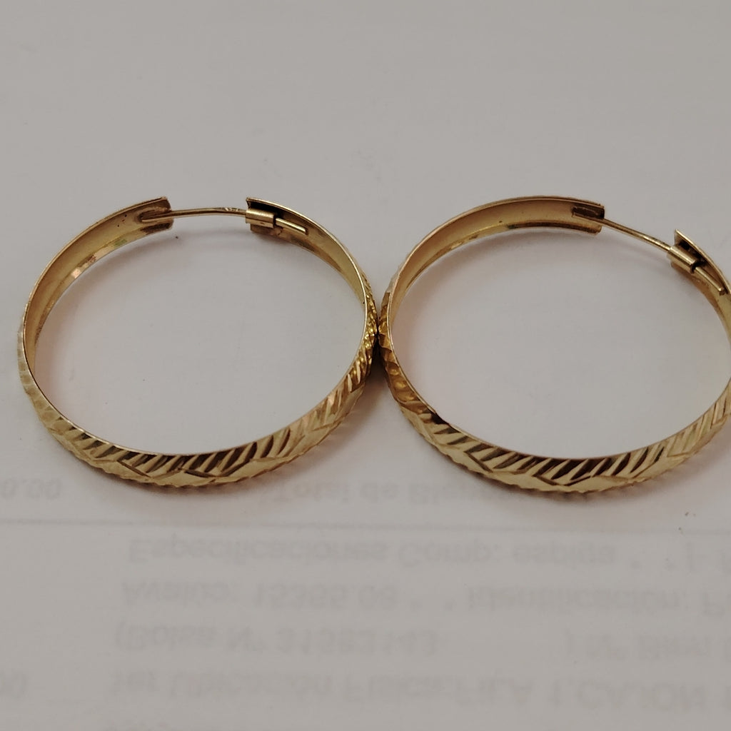 ARRACADAS PAR ORO 14 K 2.5 GRMS (SEMINUEVO)
