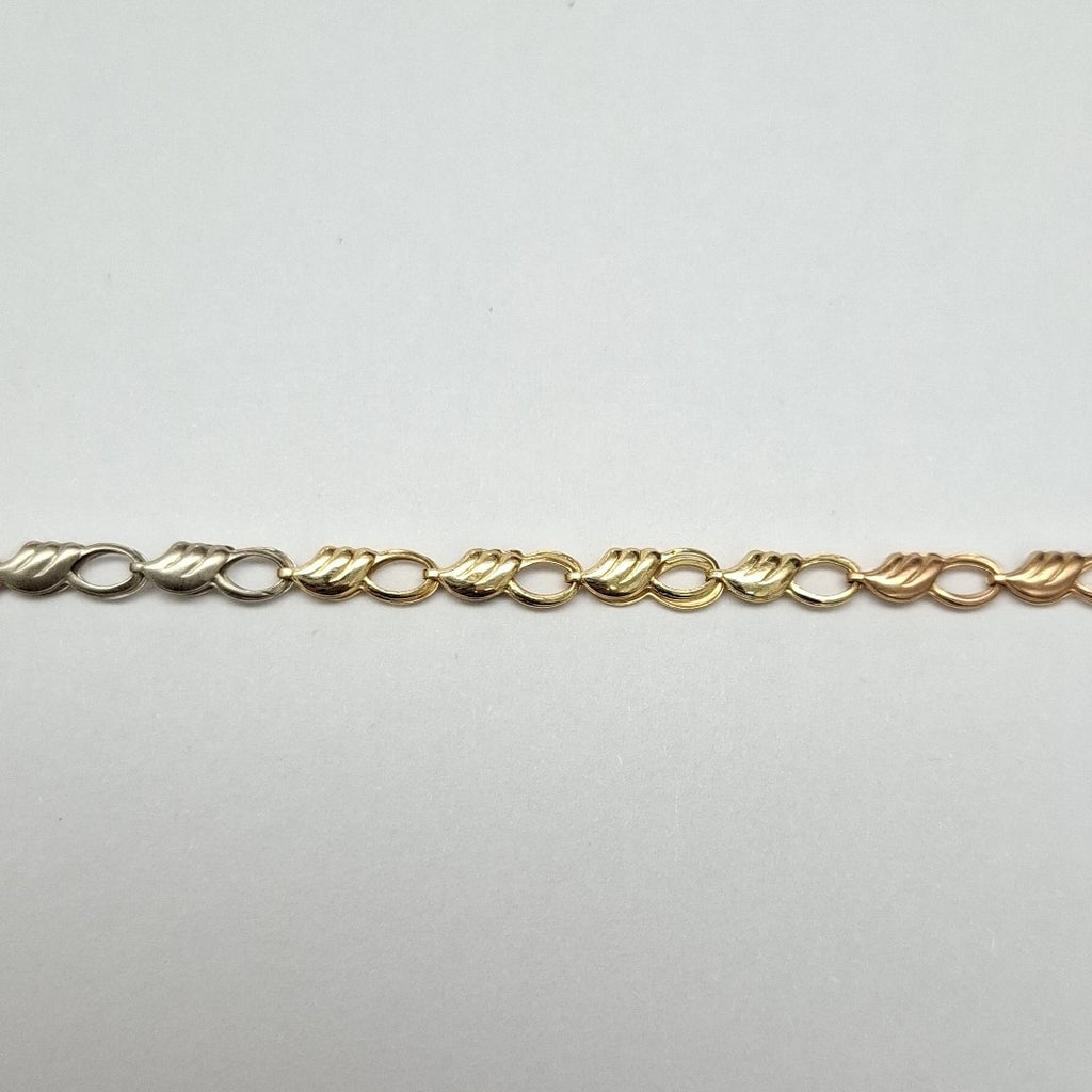 PULSERA ORO, ORO COMBINADO 10 K 2.4 GRMS (SEMINUEVO)