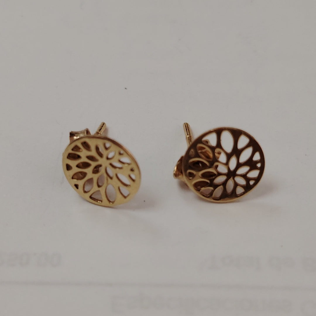 ARETES PAR ORO 14 K 1 GRMS (SEMINUEVO)