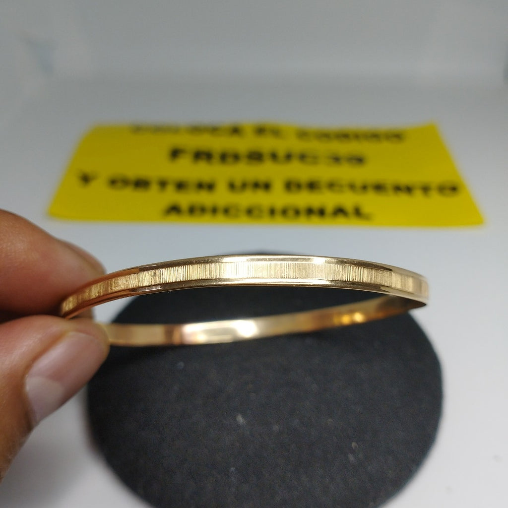 PULSERA RIGIDA ORO 14 K 5.5 GRMS (SEMINUEVO)