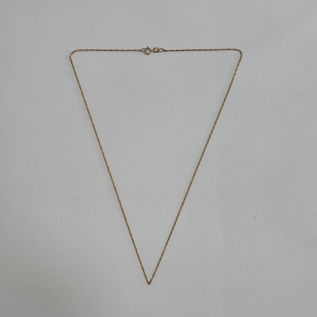 CADENA ORO 14 K 0.9 GRMS (SEMINUEVO)