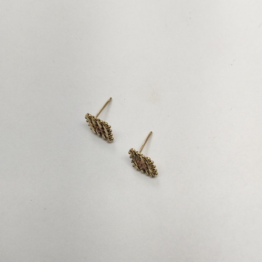 BROQUELES PAR ORO,ORO COMBINADO 10 K 1,40 GRMS (SEMINUEVO)