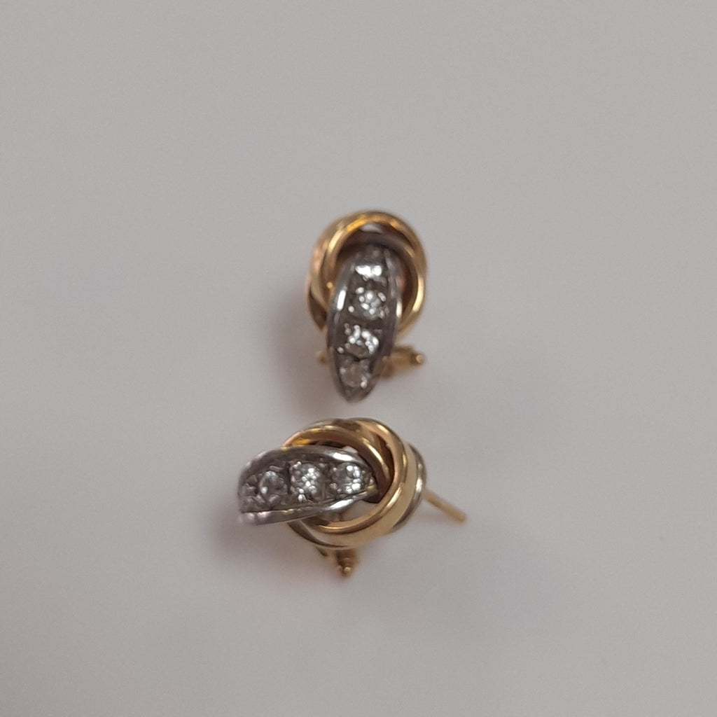 ARETES PAR ORO 14 K 4.6 GRMS (SEMINUEVO)
