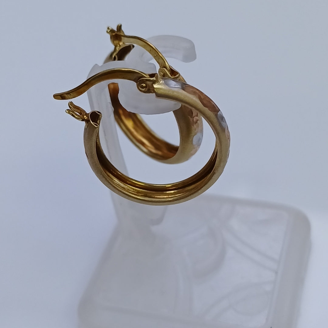 ARRACADAS PAR ORO 14 K 1,70 GRMS (SEMINUEVO)