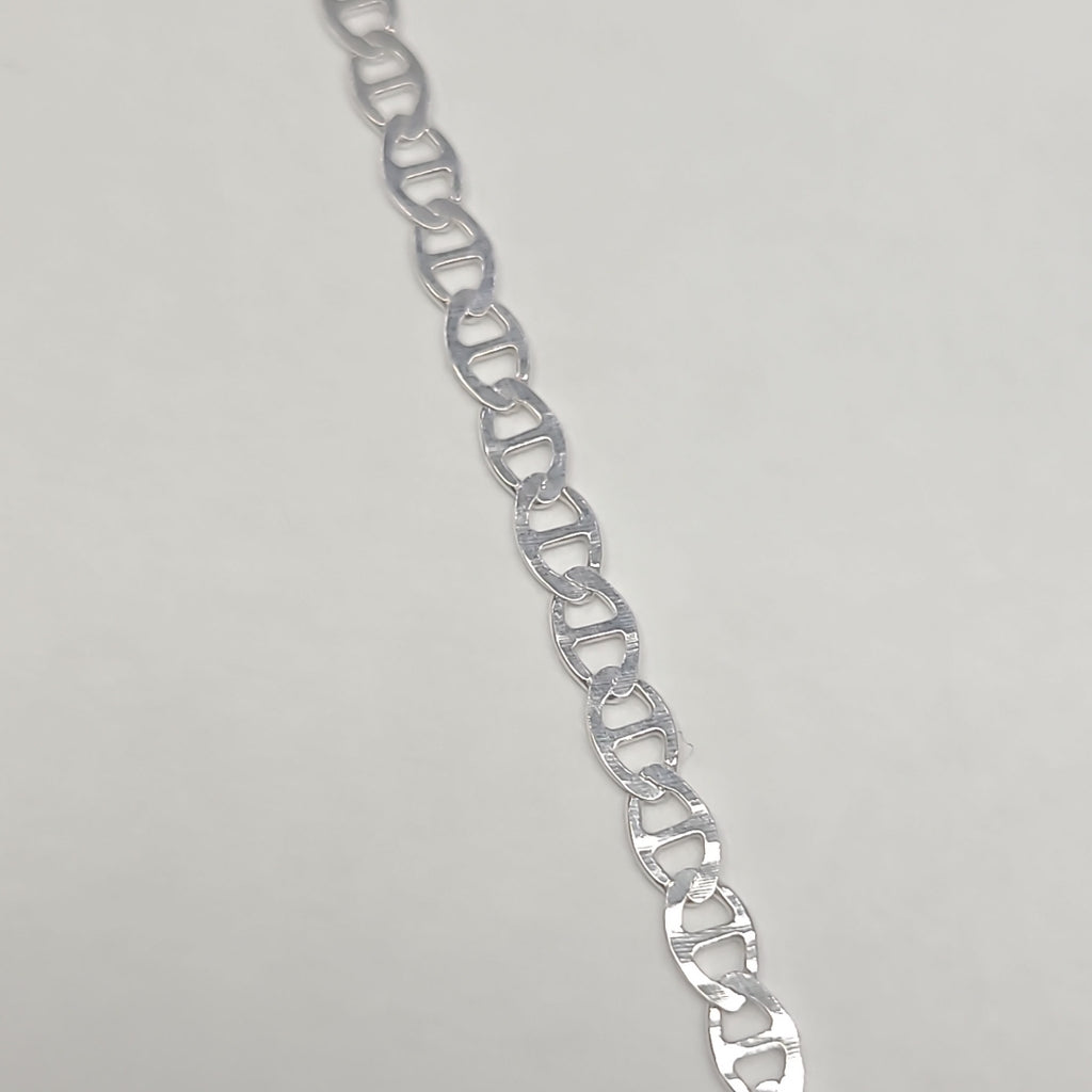 CADENA TEJIDO GUCHI PLATA .925 55 CM 3.3 GR (NUEVO)
