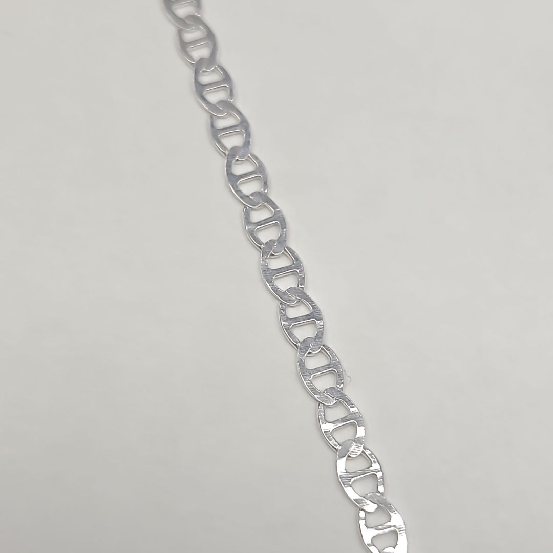 CADENA TEJIDO GUCHI PLATA .925 55 CM 3.3 GR (NUEVO)