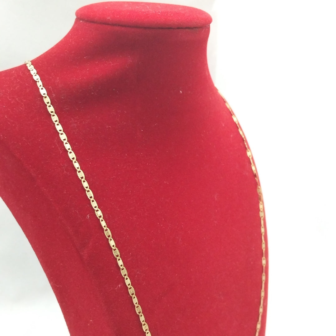CADENA ORO, ORO COMBINADO 14 K 2.9 GRMS (SEMINUEVO)