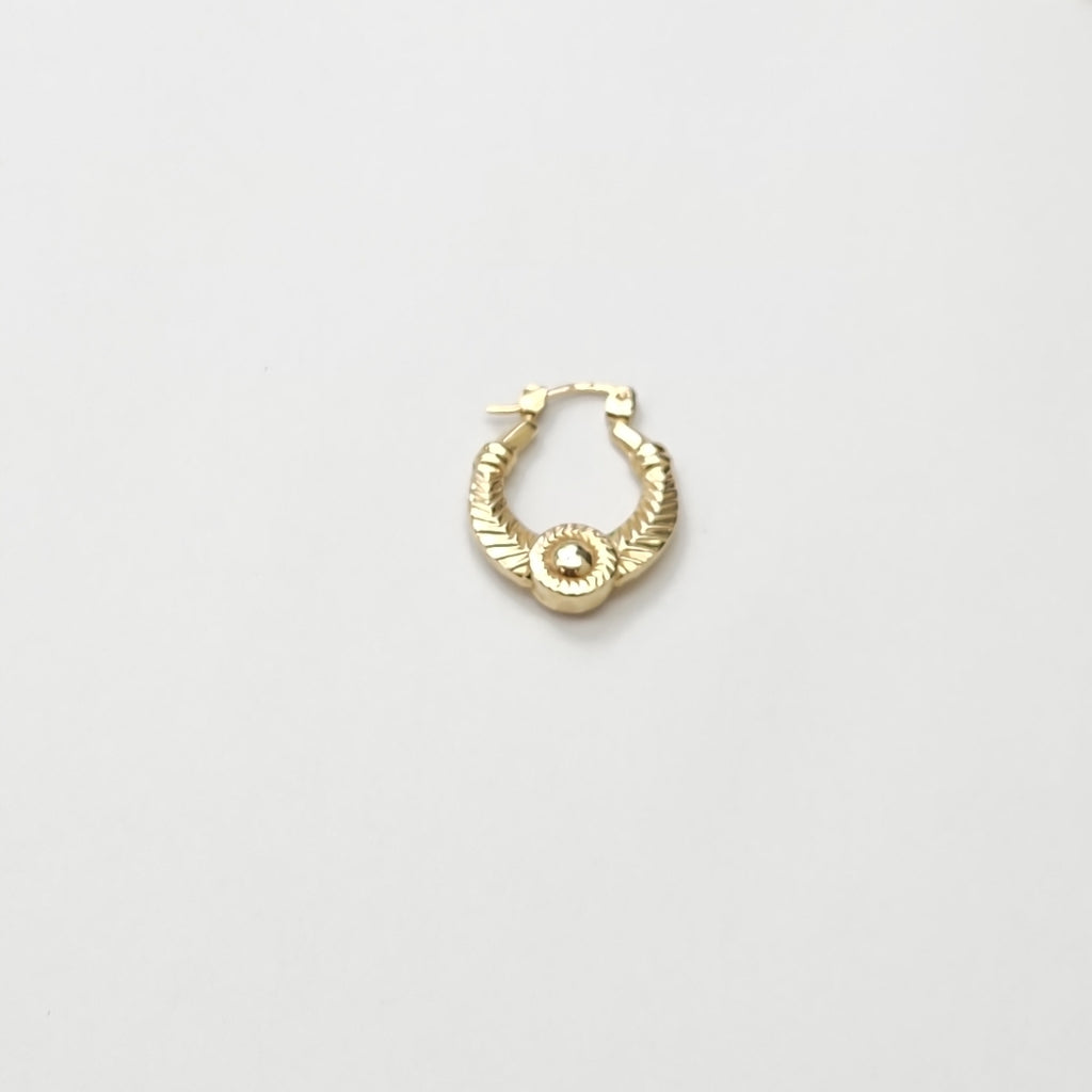 ARRACADAS PAR ORO 14 K 2,10 GRMS (SEMINUEVO)