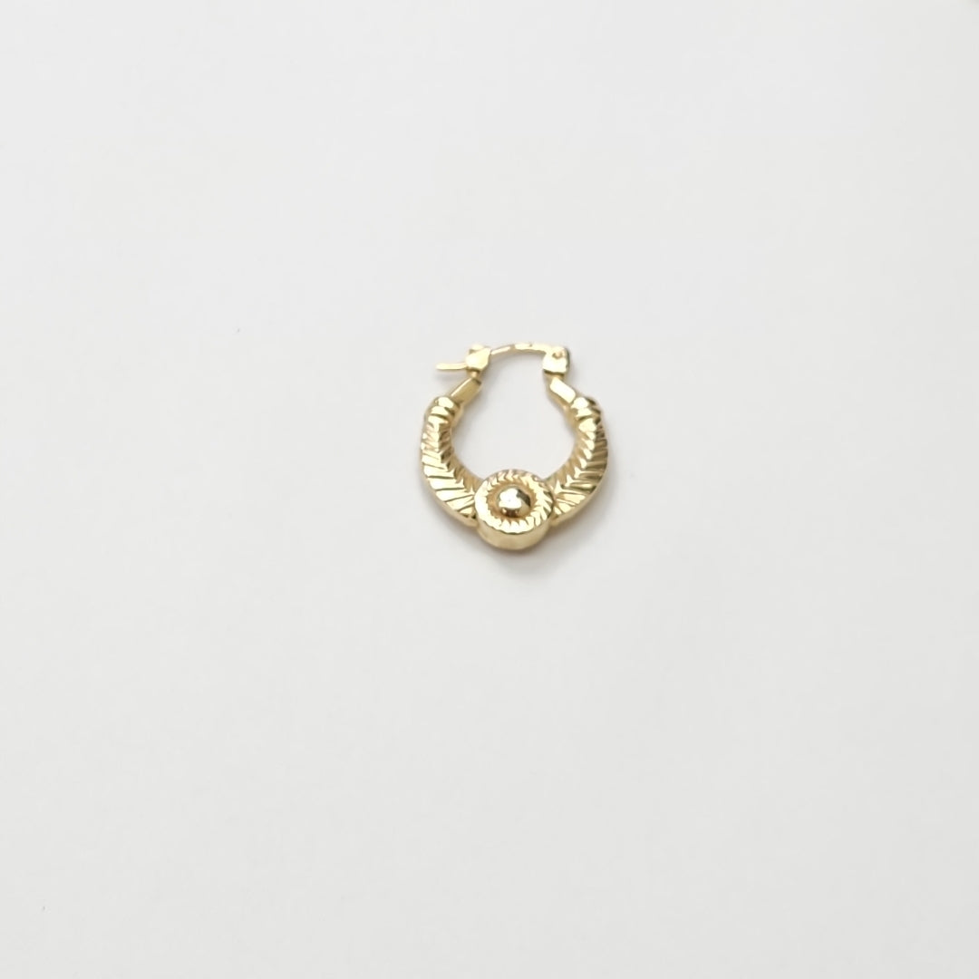 ARRACADAS PAR ORO 14 K 2,10 GRMS (SEMINUEVO)