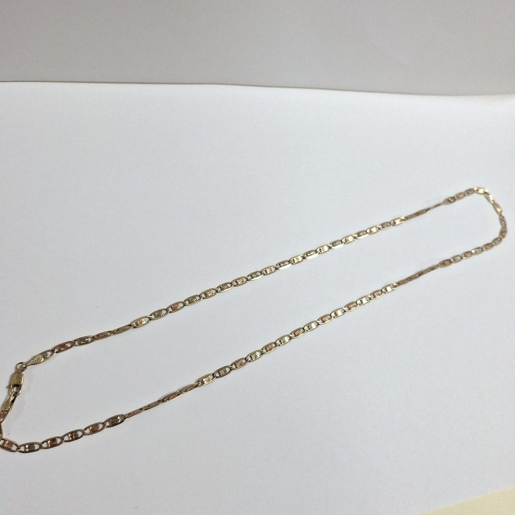 CADENA ORO, ORO COMBINADO 10 K 9.1 GRMS (SEMINUEVO)
