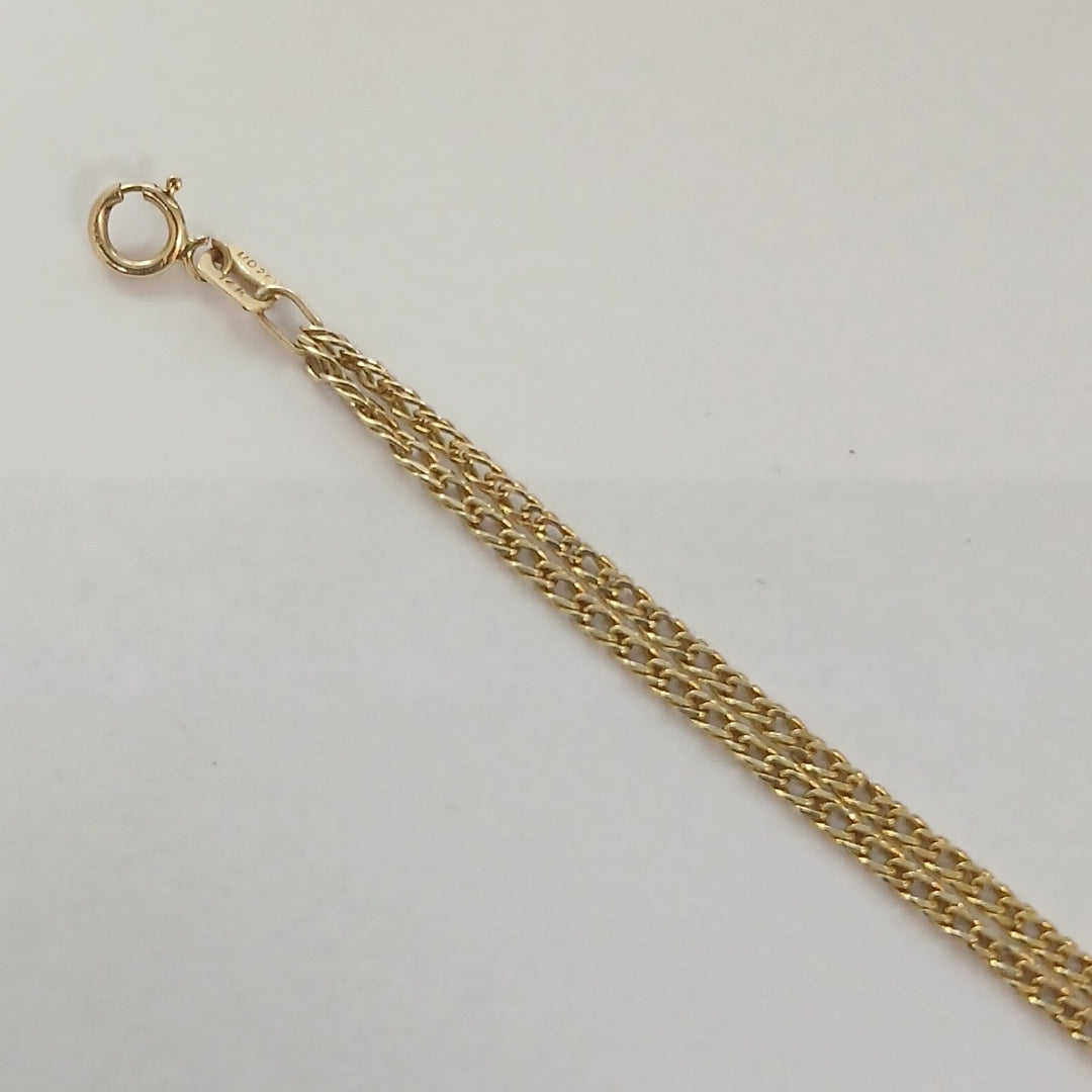 PULSERA ORO 14 K 2.7 GRMS (SEMINUEVO)