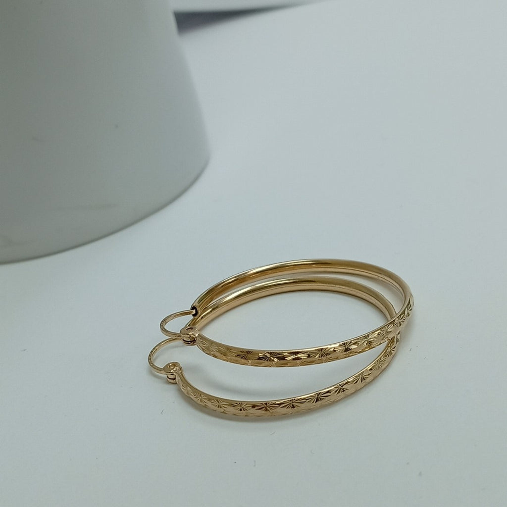 ARRACADAS PAR ORO 10 K 2.9 GRMS (SEMINUEVO)