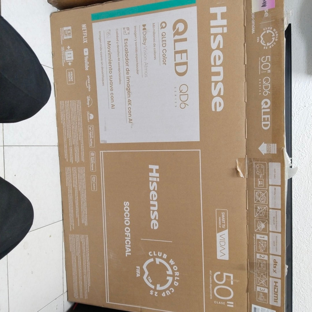 PANTALLA HISENSE 50QD65QV (2025) 50" QLED 4K (SEMINUEVO)