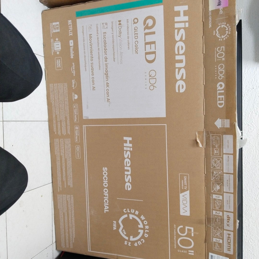 PANTALLA HISENSE 50QD65QV (2025) 50" QLED 4K (SEMINUEVO)