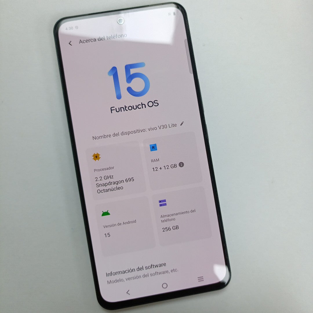 CELULAR VIVO V30 LITE V2314 (2023) 256 GB 12 GB RAM
