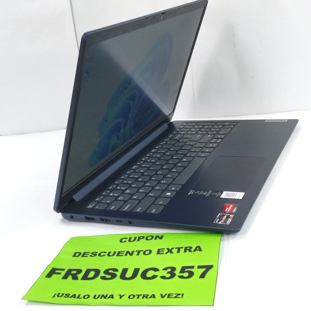 LAPTOP LENOVO IDEAPAD 1 15AMN7 (2024) 256 GB SSD 8 GB RAM (SEMINUEVO)
