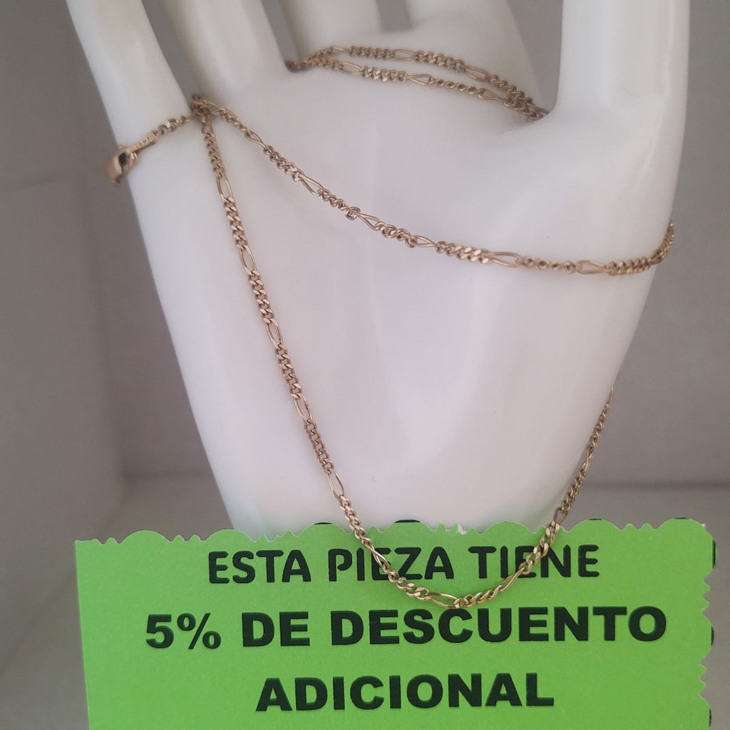 CADENA ORO 14 K 4.4 GRMS (SEMINUEVO)