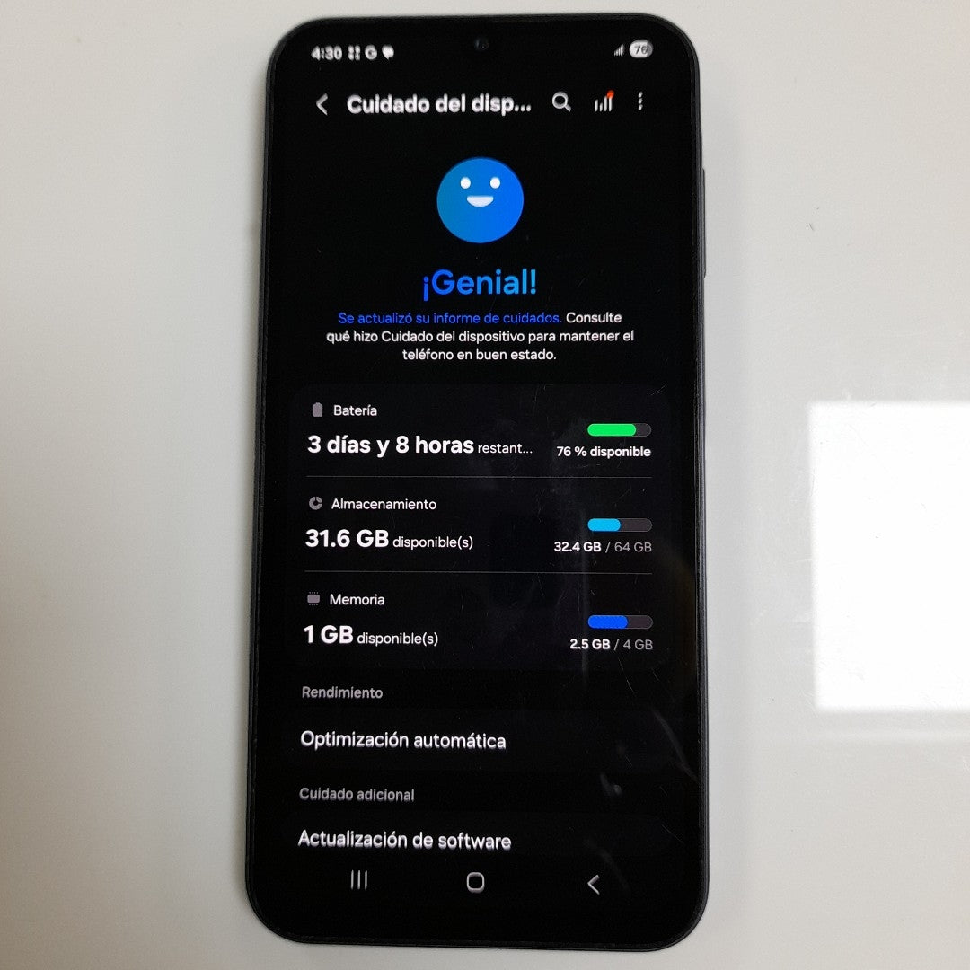 CELULAR SAMSUNG GALAXY A15 5G SM-A156U (2023) 64 GB 4 GB RAM (SEMINUEVO)