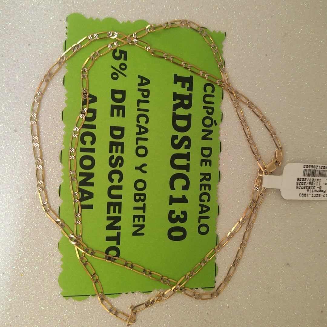 CADENA ORO 14 K 4.5 GRMS (SEMINUEVO)