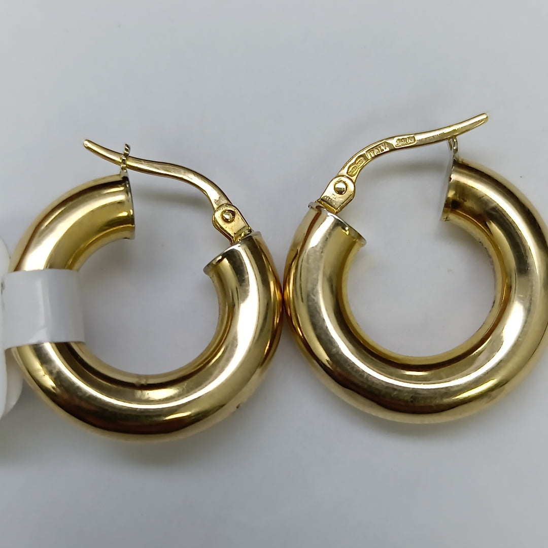 ARRACADAS PAR ORO 14 K 2.6 GRMS (SEMINUEVO)