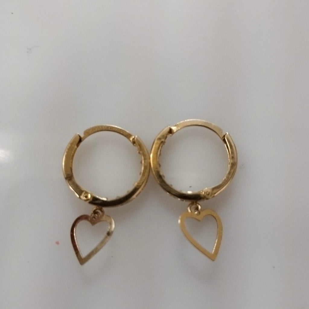 ARETES PAR ORO 10 K 1.3 GRMS (SEMINUEVO)