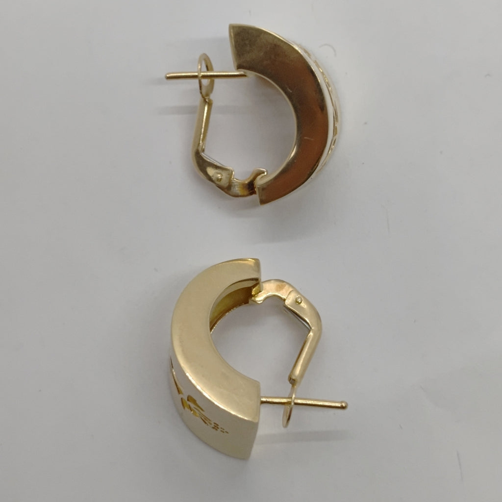 ARETES PAR ORO 14 K 6.4 GRMS (SEMINUEVO)