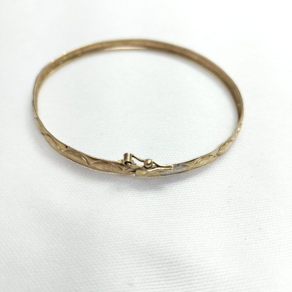 PULSERA RIGIDA ORO 14 K 3,10 GRMS (SEMINUEVO)