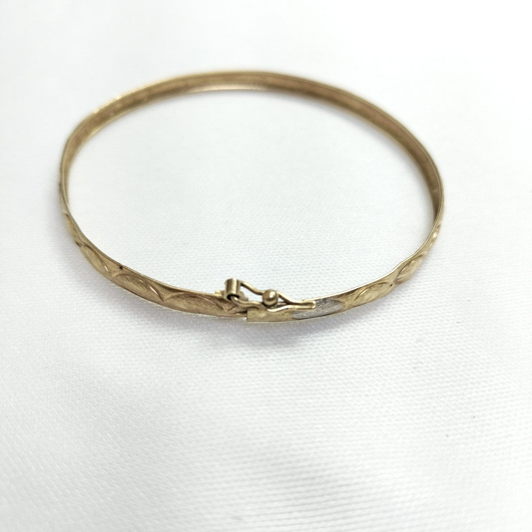 PULSERA RIGIDA ORO 14 K 3,10 GRMS (SEMINUEVO)