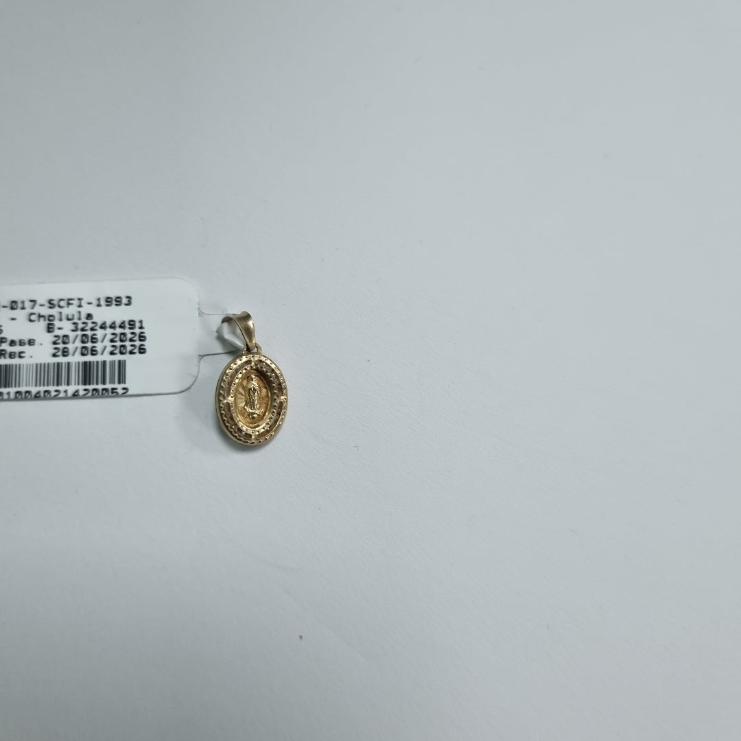 MEDALLA RELIGIOSA ORO 10 K 0,50 GRMS (SEMINUEVO)