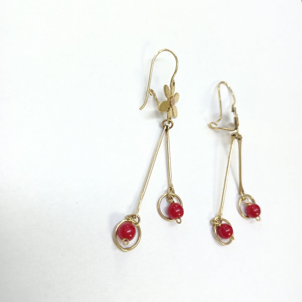 ARETES PAR ORO 14 K 3,60 GRMS (SEMINUEVO)