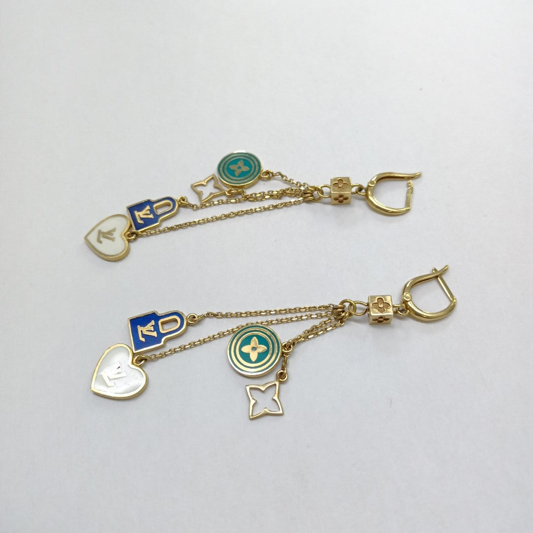 ARETES PAR ORO 14 K 12.7 GRMS (SEMINUEVO)