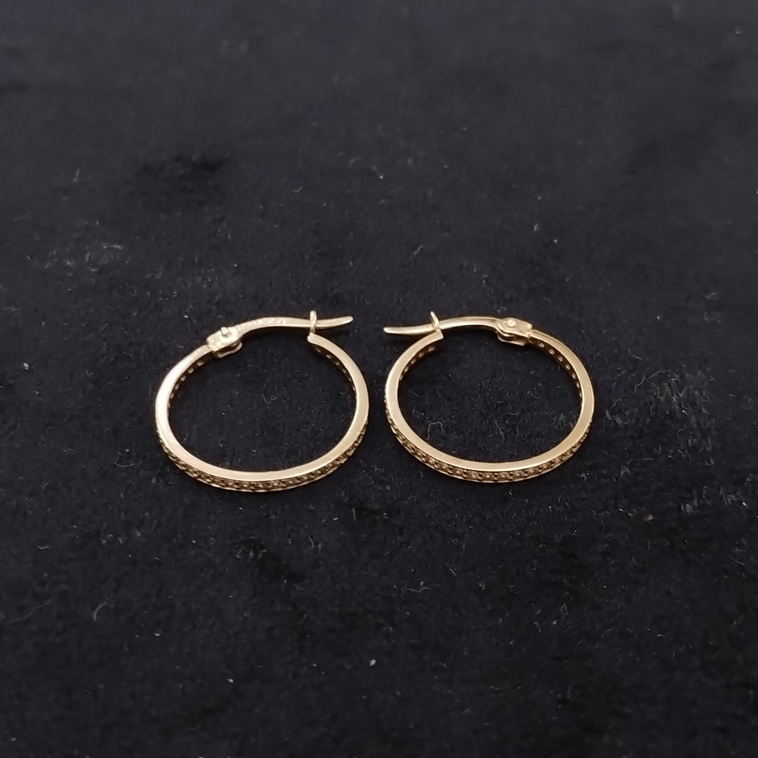 ARETES PAR ORO 10 K 1.5 GRMS (SEMINUEVO)