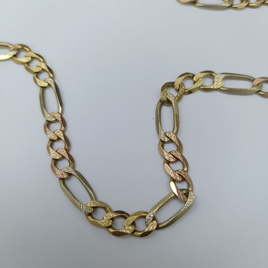 CADENA ORO COMBINADO 14 K 28.9 GRMS (SEMINUEVO)